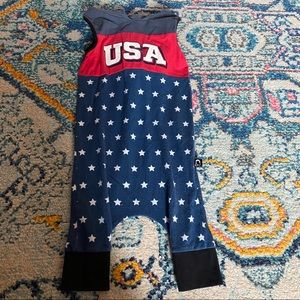 Rags to Raches Rags USA Tank Romper